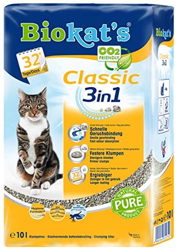 <think>
Okay, I need to create a French product title for the Gimborn Biokat's Classic cat litter following the given fo