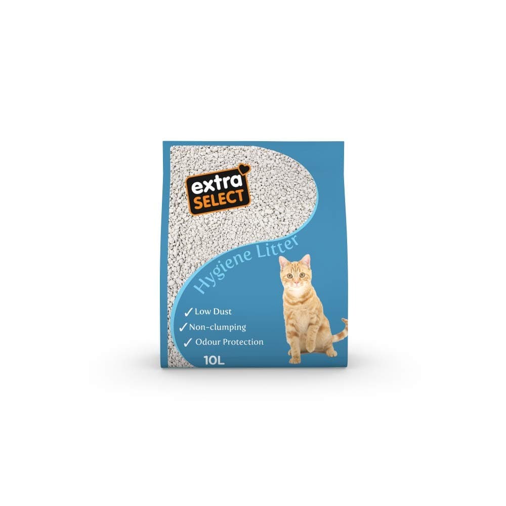 Litère hygiénique Extra Select pour Chat - Absorbante et facile à utiliser - Idéale pour tous les chats - 10 litres
| L