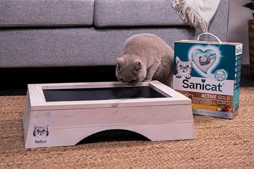 <think>
Okay, the user is asking me to modify a product title for a Sanicat litter in French. Let me start by understand