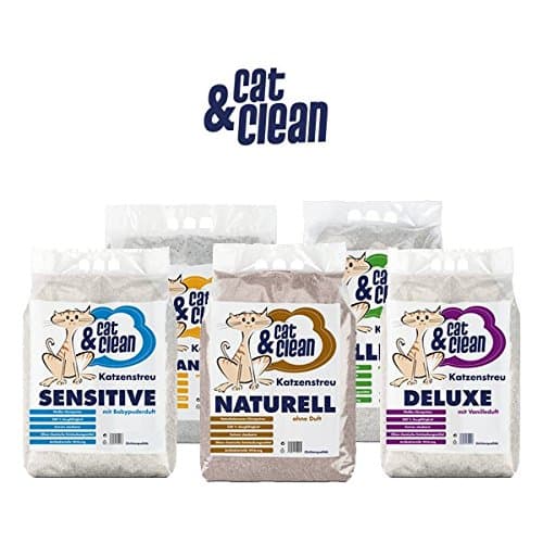 Cat & Clean Litière Bentonite Parfum Poudre Bébé Brillant 30kg