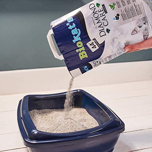 Biokat's Diamond Care Classic - Litière agglomérante de haute qualité pour chats - Charbon actif et Aloe vera - 1 sac en