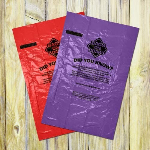 Bags On Board Rechargeable Triple Berry Scented Dog Poop Bags 140 Count Refill Pack for Pet Owners - Eco-Friendly Degrea