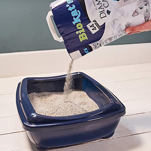 Biokat's Diamond Care Classic - Litière agglomérante de haute qualité pour chats - Charbon actif et Aloe vera - 1 sac en