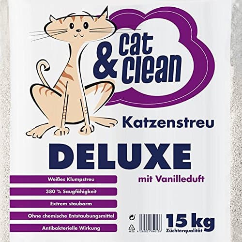 Cat & clean Litière extrêmement absorbant pour chat | Produit naturel en Bentonite | Idéal pour chats sensibles (30 kg)