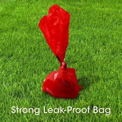 Bags On Board Rechargeable Triple Berry Scented Dog Poop Bags 140 Count Refill Pack for Pet Owners - Eco-Friendly Degrea
