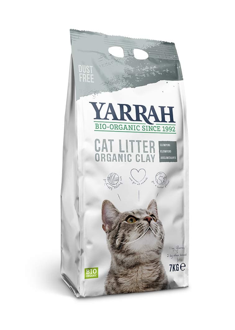 Yarrah Litière Biologique Hypersorbante pour Chat 7 kg